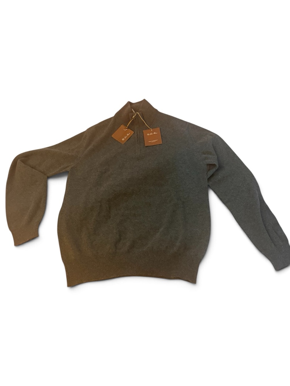 Loro Piana Unisex Quarter Zip Sweater Baby Cashmere